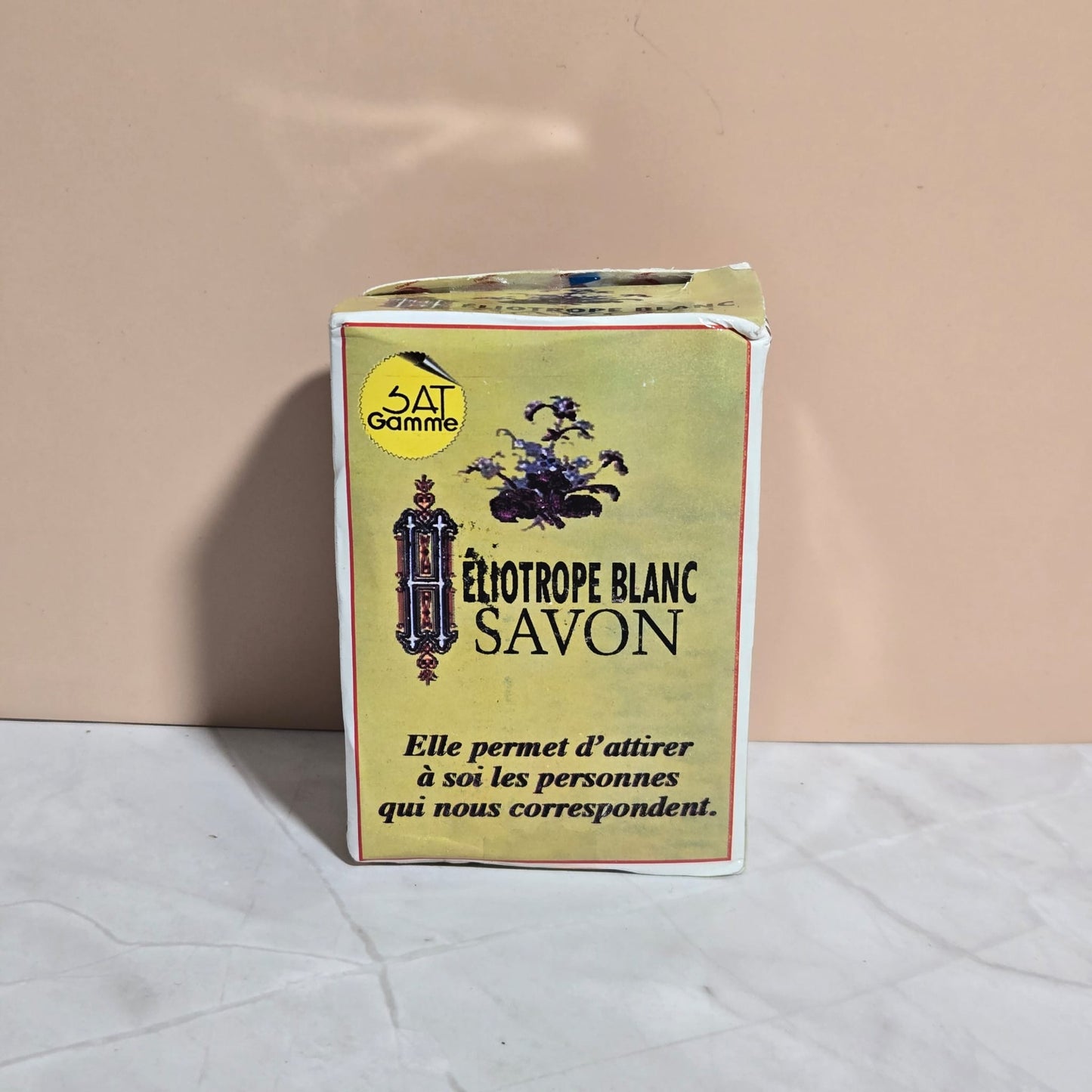 Savon eliotrope blanc