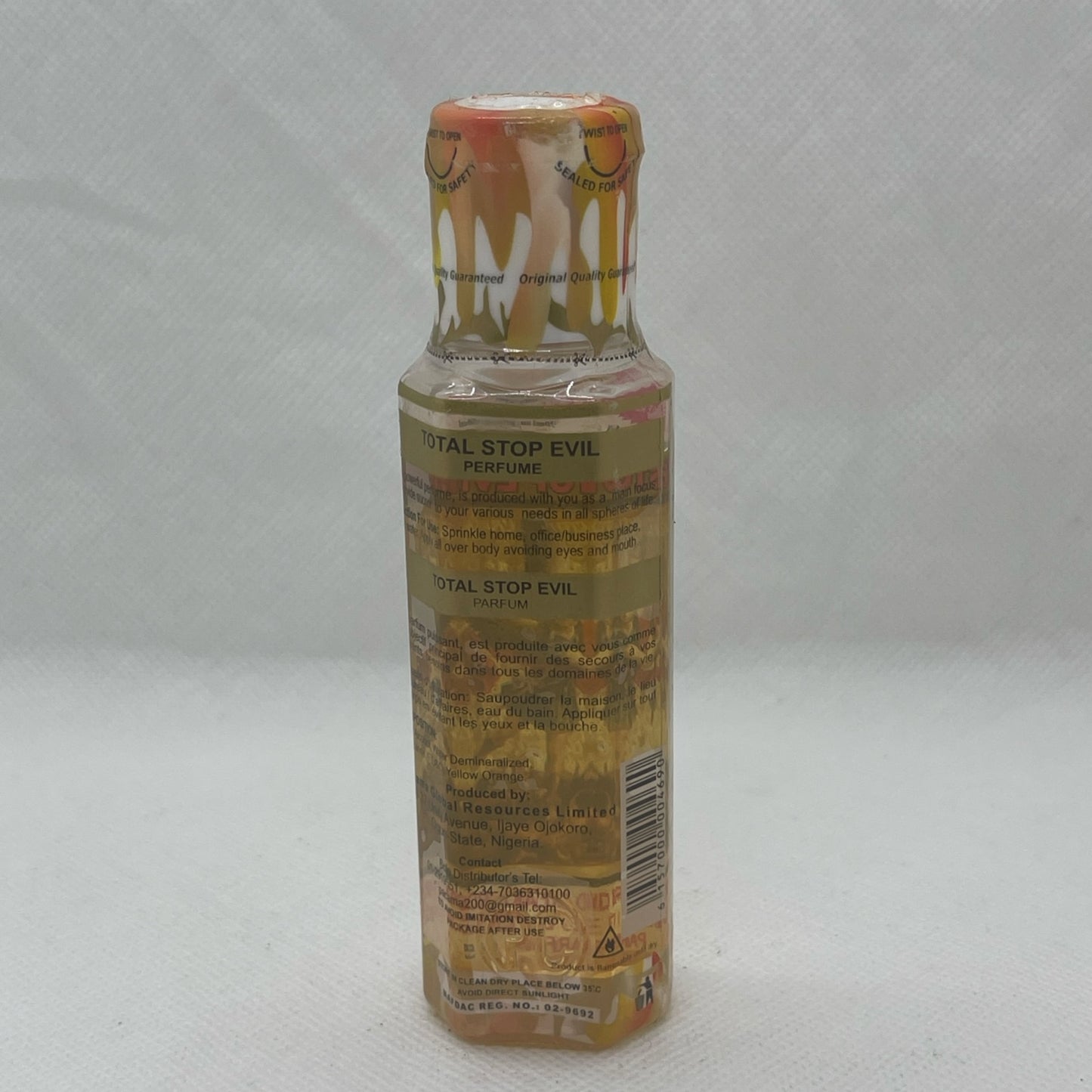 Spiritual perfume stop evil