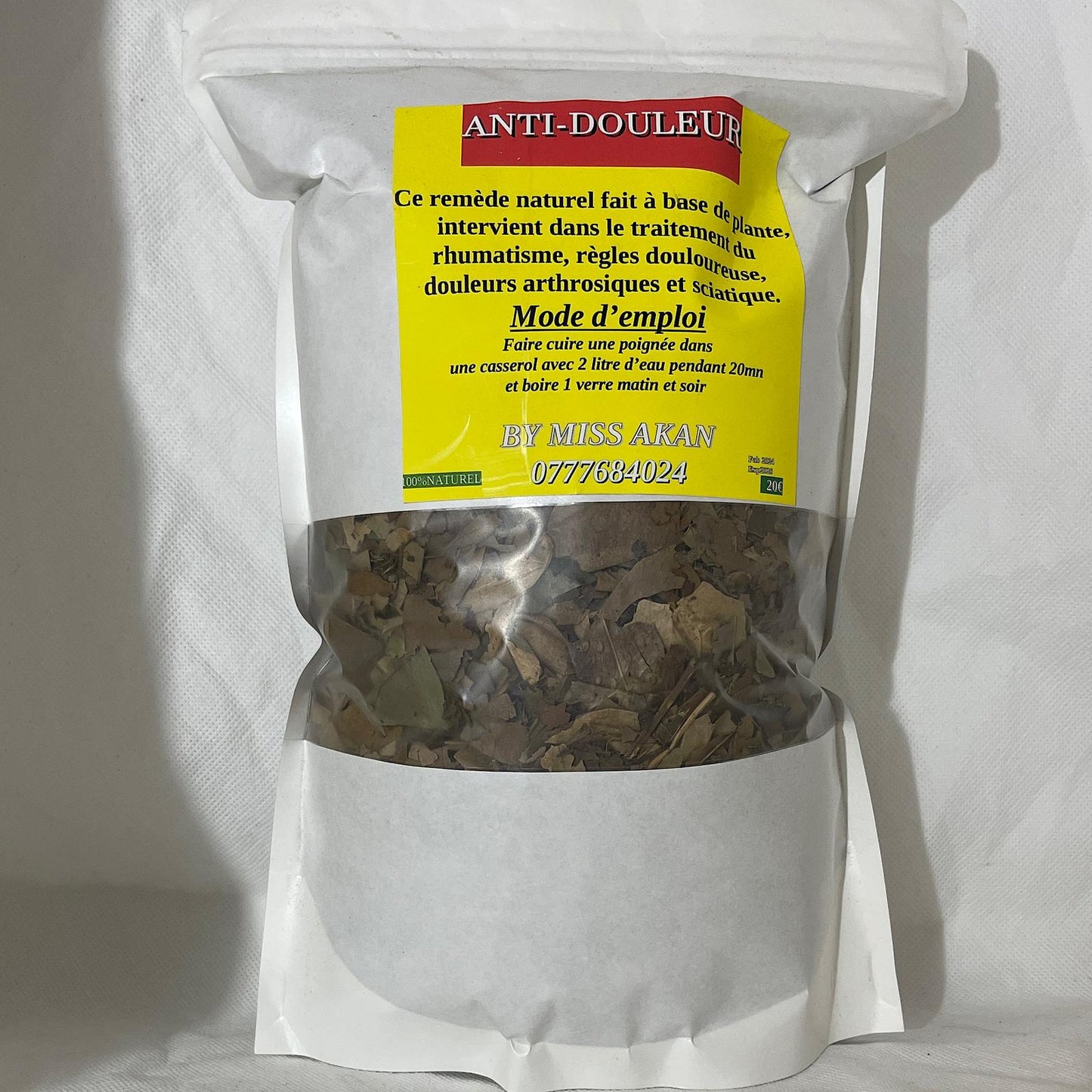 Anti-pain herbal tea