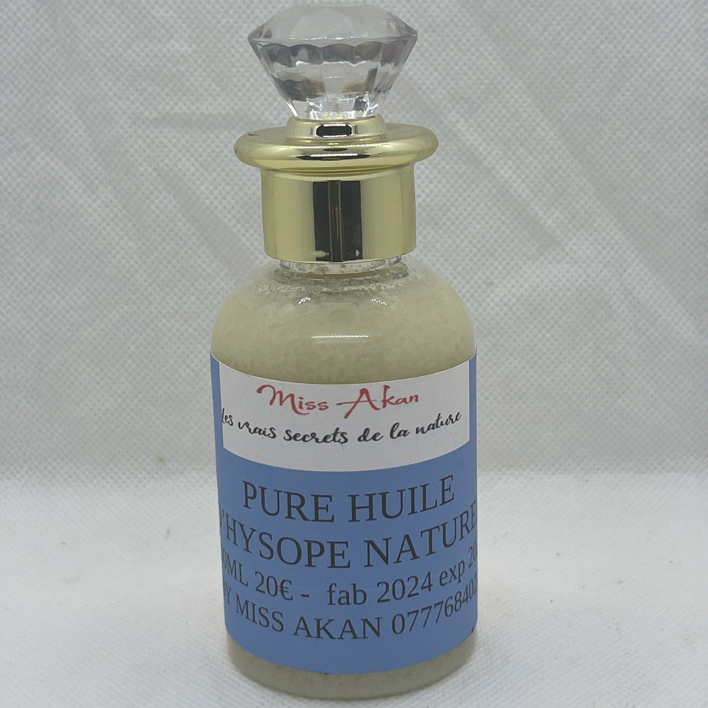 Pure natural hyssop oil