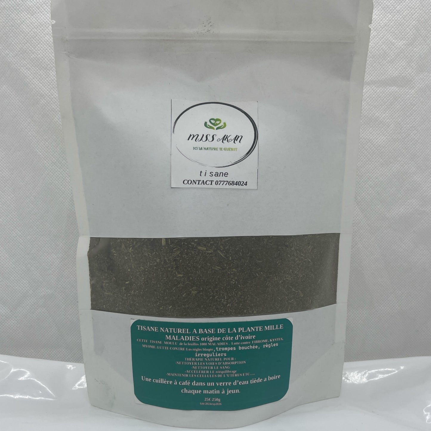 NATURAL HERBAL TEA BASED ON THE THOUSAND DISEASES PLANT originating from Ivory Coast