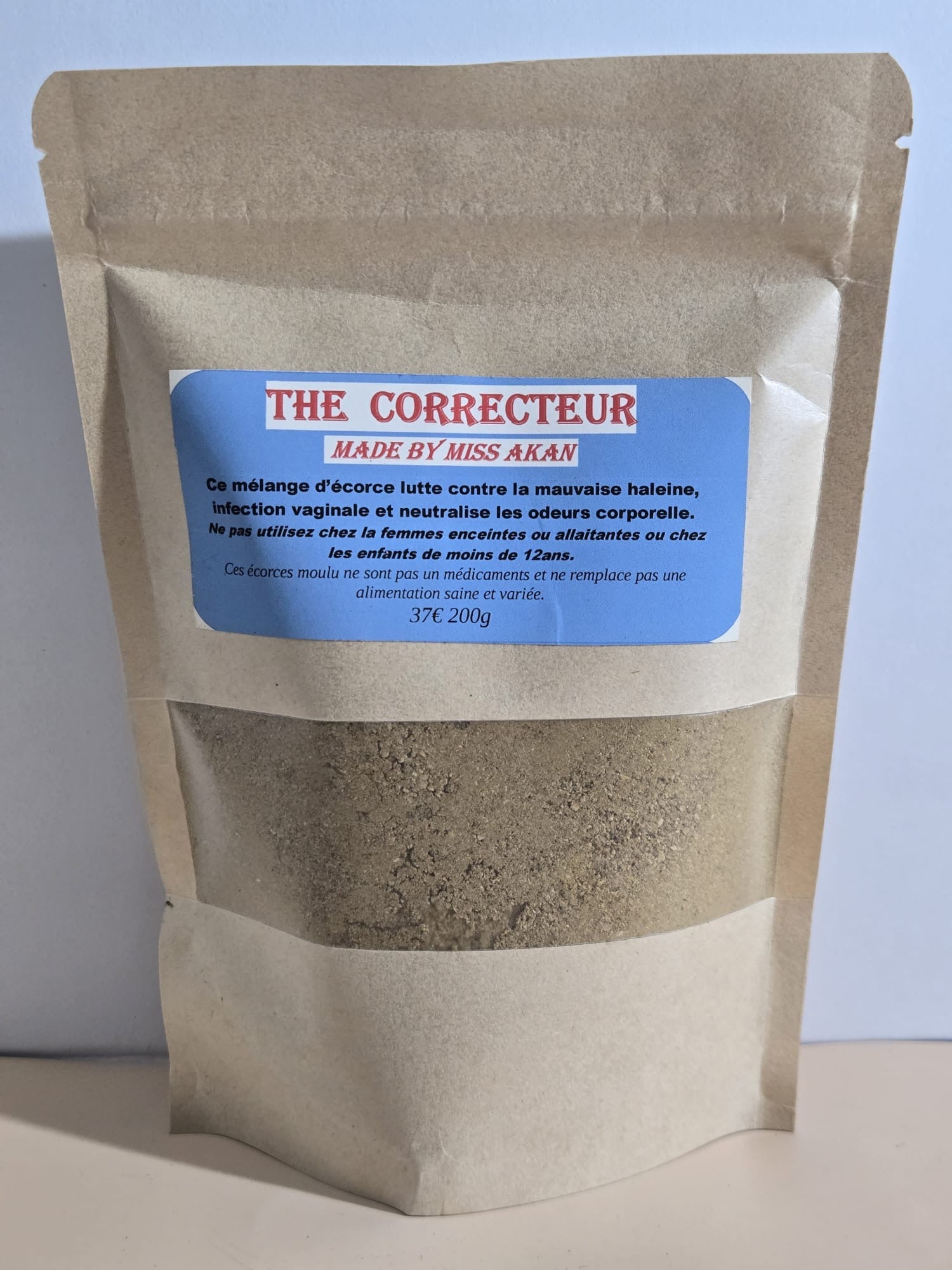 TISANE  CORRECTRICE (souffle pur & corps léger)
