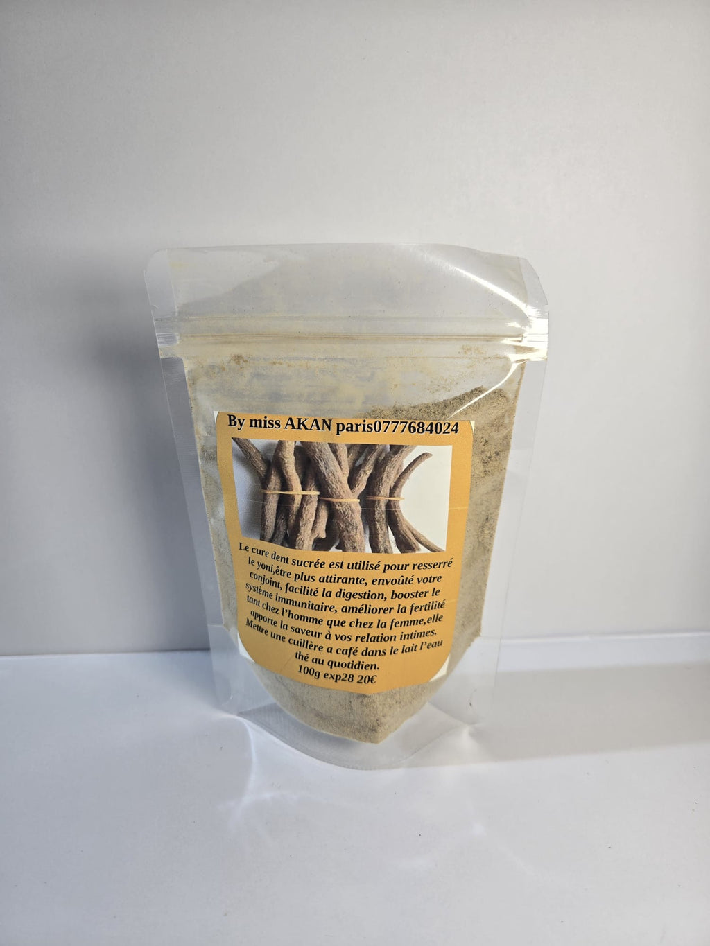 CURE DENT SUCRÉE MOULU