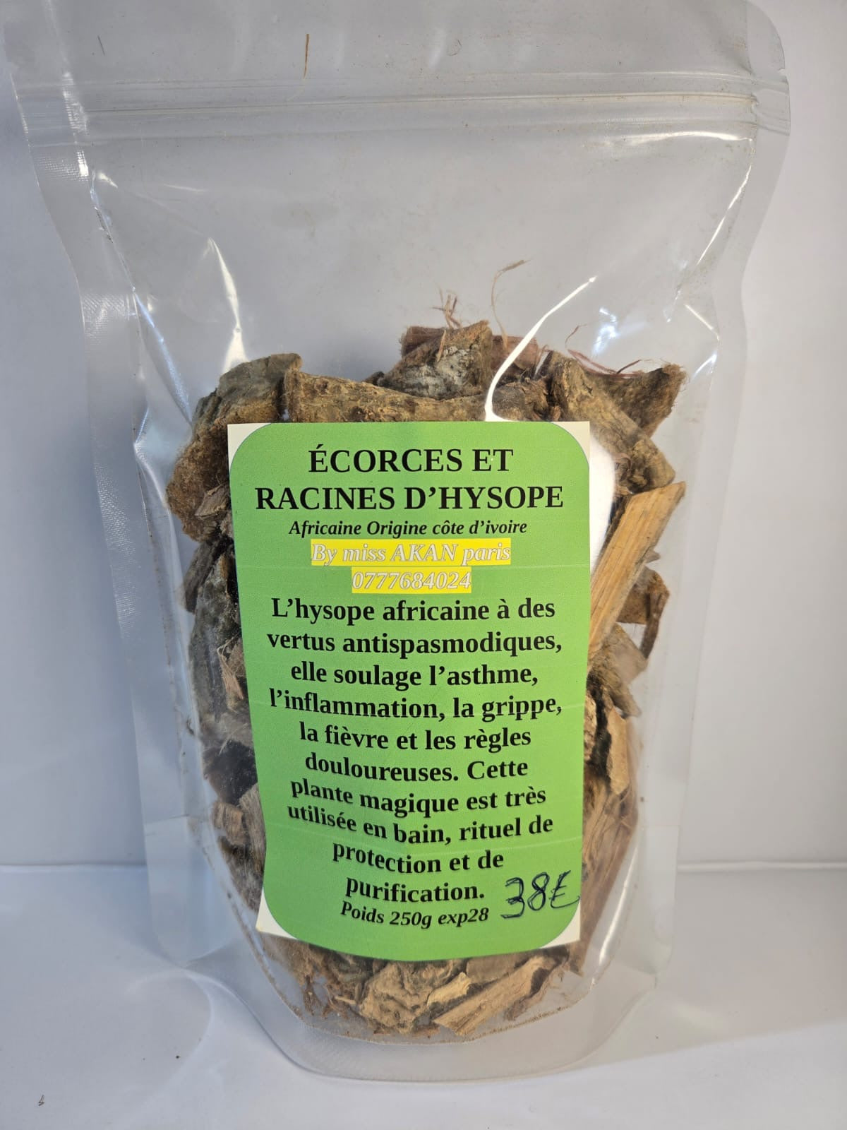 ÉCORCES ET RACINES D’HYSOPE