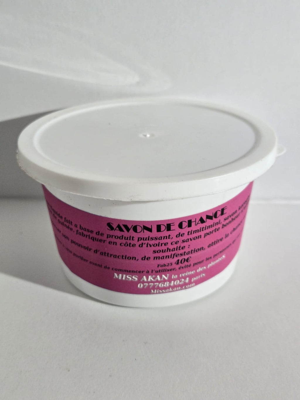 SAVON DE CHANCE ( main de chance)