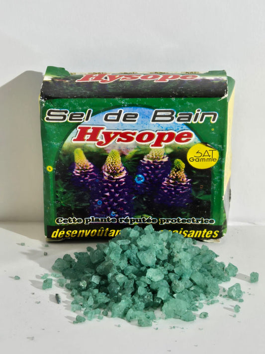 Sel de bain hysope