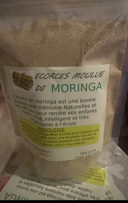 Écorces moulue de Moringa