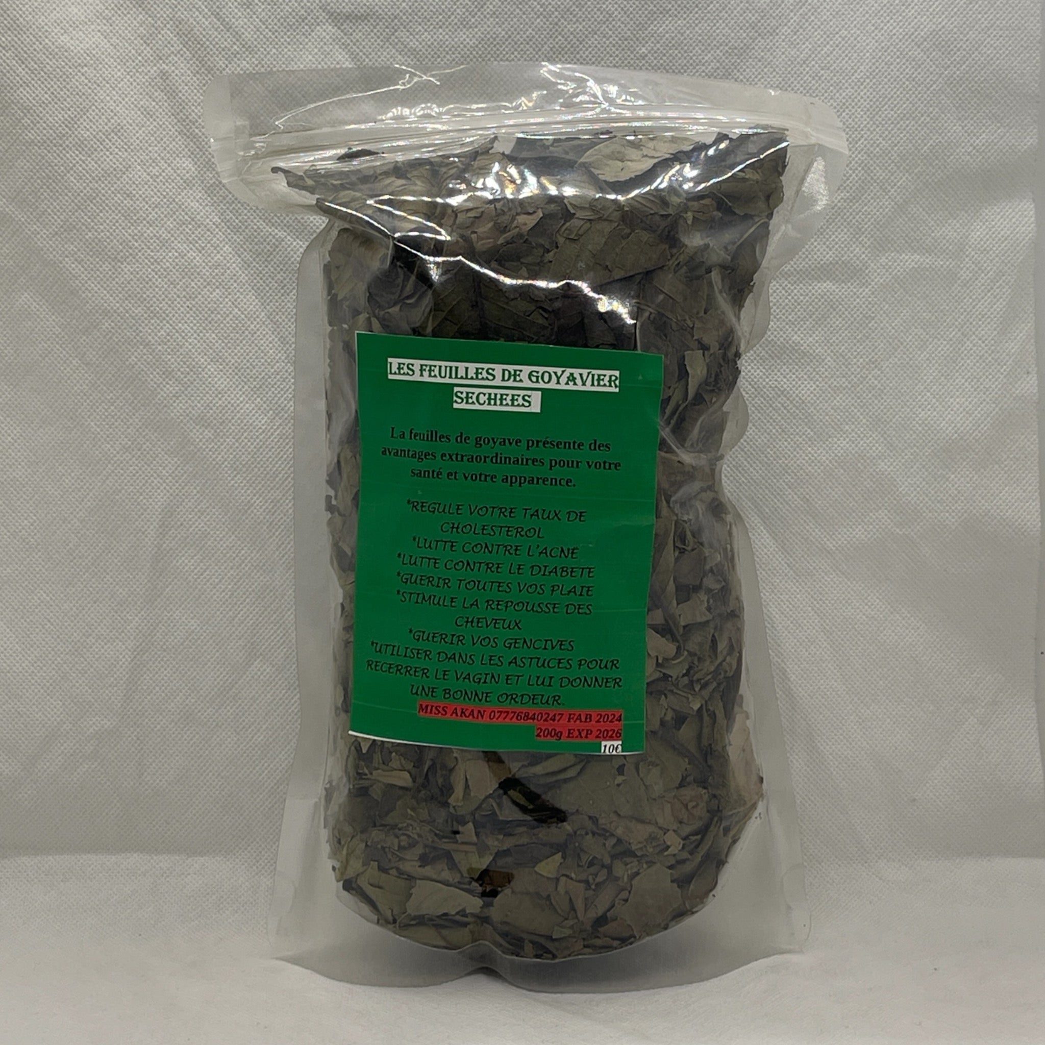 Dried guava leaves