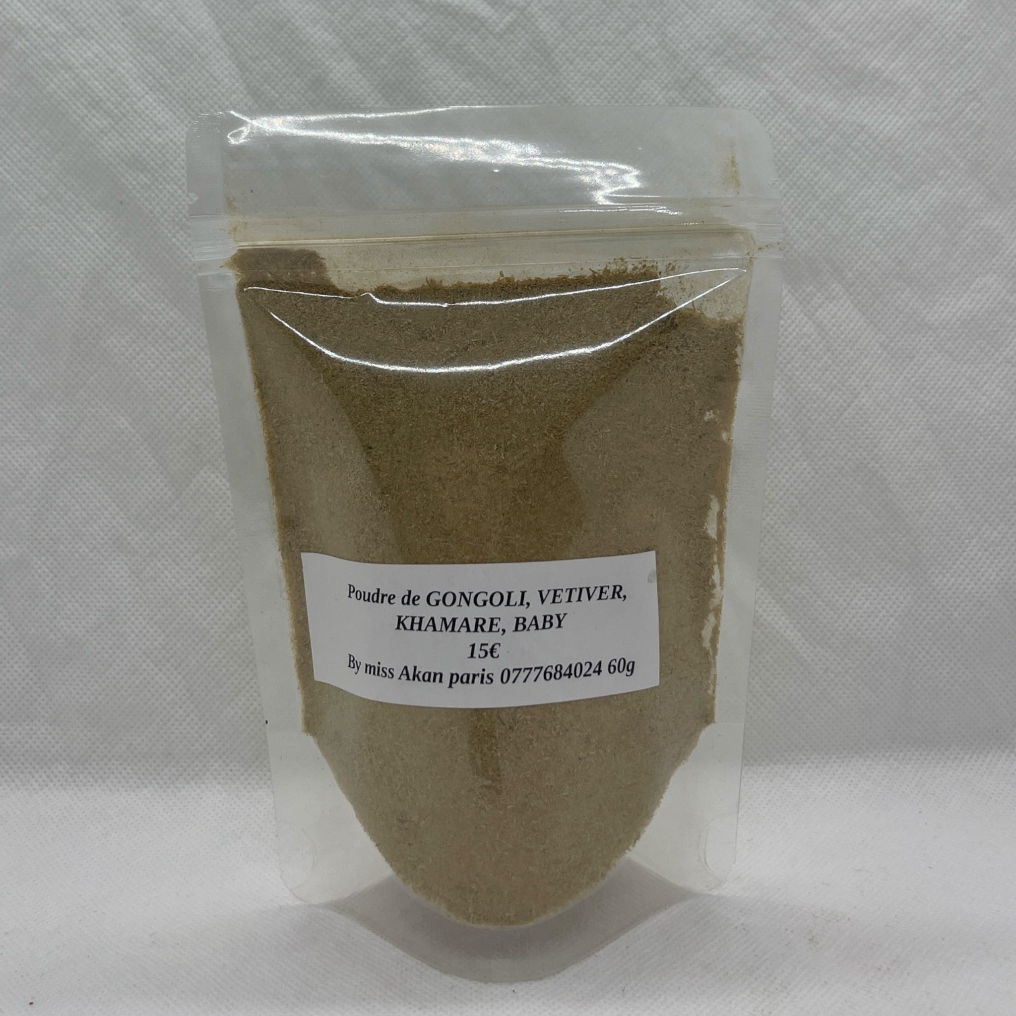 GONGOLI, VETIVER, KHAMARE, BABY powder