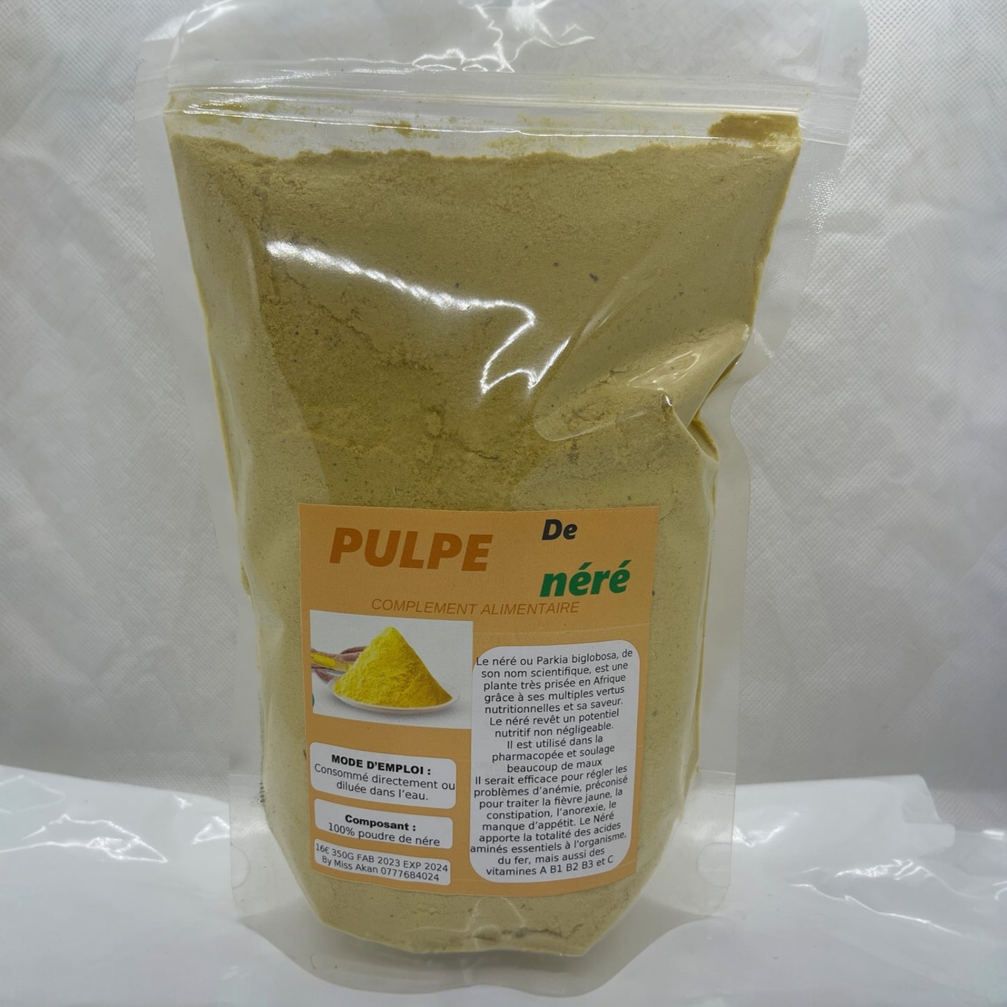 Pulpe de néré (COMPLEMENT ALIMENTAIRE)