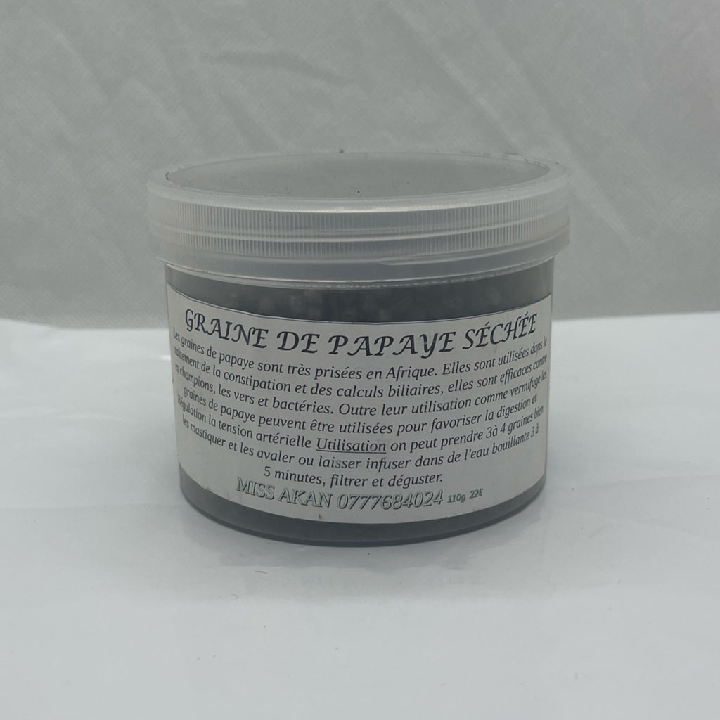 Graine de papaye séchée